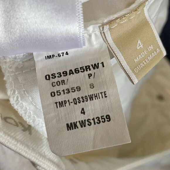 MICHAEL KORS WHITE Skinny Stretch Jeans Cropped length - Picture 11 of 12